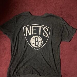 Brooklyn Nets XL Dark Grey T Shirt